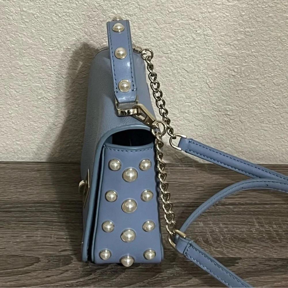 Kate Spade New York Serrano Place Pearl Maisie Crossbody Bag with Silver Chain - Picture 14 of 17